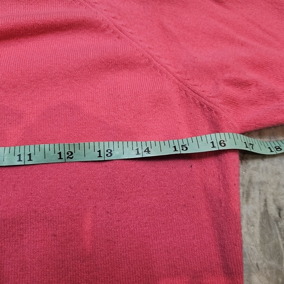 French Connection Pink Ribbed Pullover Sweater Women’s Size Large - Picture 4 of 7